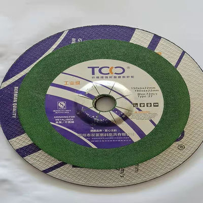 kwaliteit  150mm 6mm Resin Cutting Disc TCO Metal Inox Grinding Wheel Sharpness fabriek