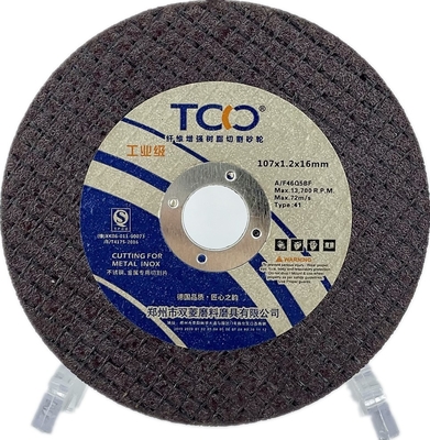 T42 107mm het Aluminiumoxyde Dubbel Mesh Reinforced van Cutting Wheel van de Hoekmolen